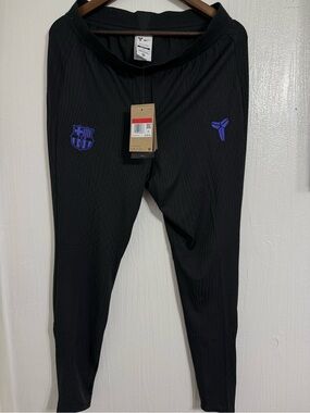 Nike FC Barcelona x Kobe Away Track Pants Black IO4254-010 Mens Large NEW